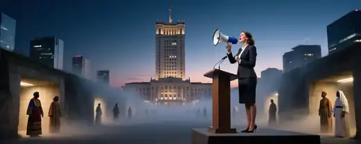 ["Политический сонм": украинка-чиновница обвинена в привлечении нелегальных мигрантов]