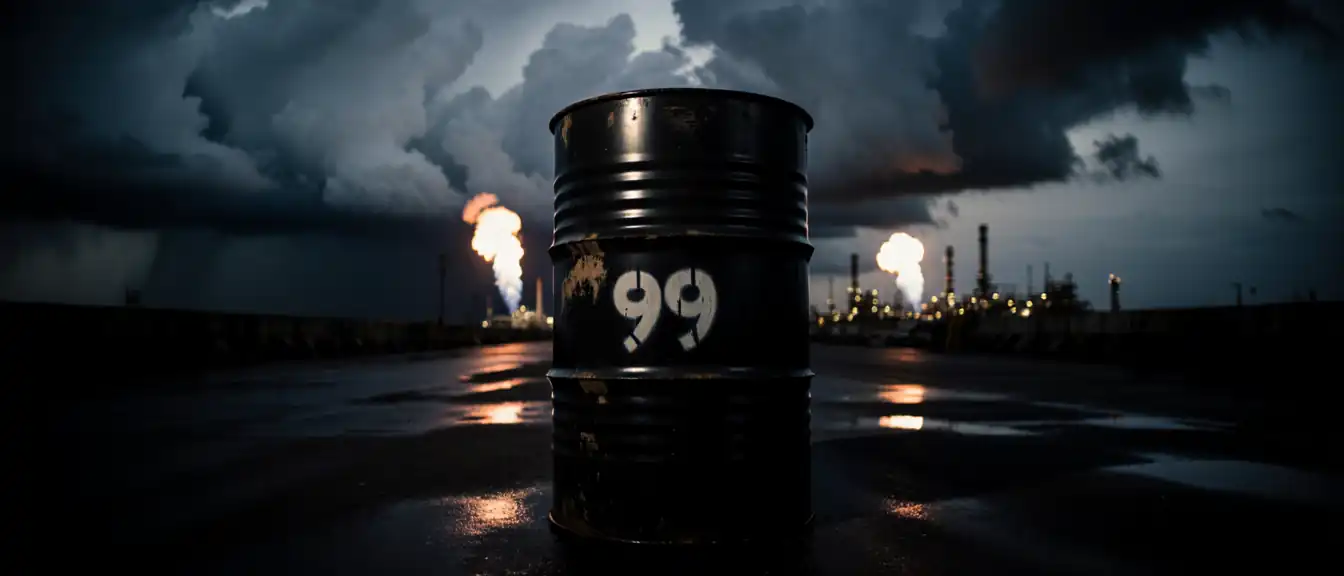 Нефтяной скачок: котировки Brent преодолели важный психологический рубеж в 99 долларов