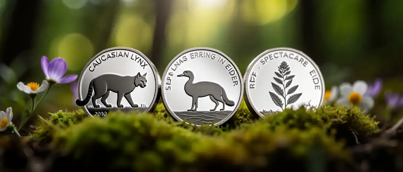 Серебряное спасение: Центробанк представит новые монеты в защиту исчезающей природы