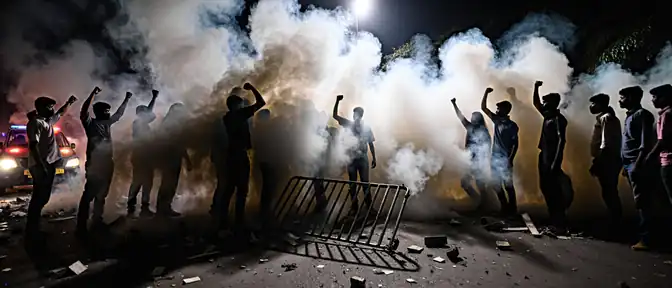 Столичный Нью-Дели в огне: полиция разогнала протесты студентов слезоточивым газом