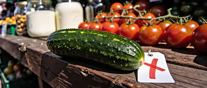 Огуречный демпинг: овощи и молочные продукты стремительно теряют в цене